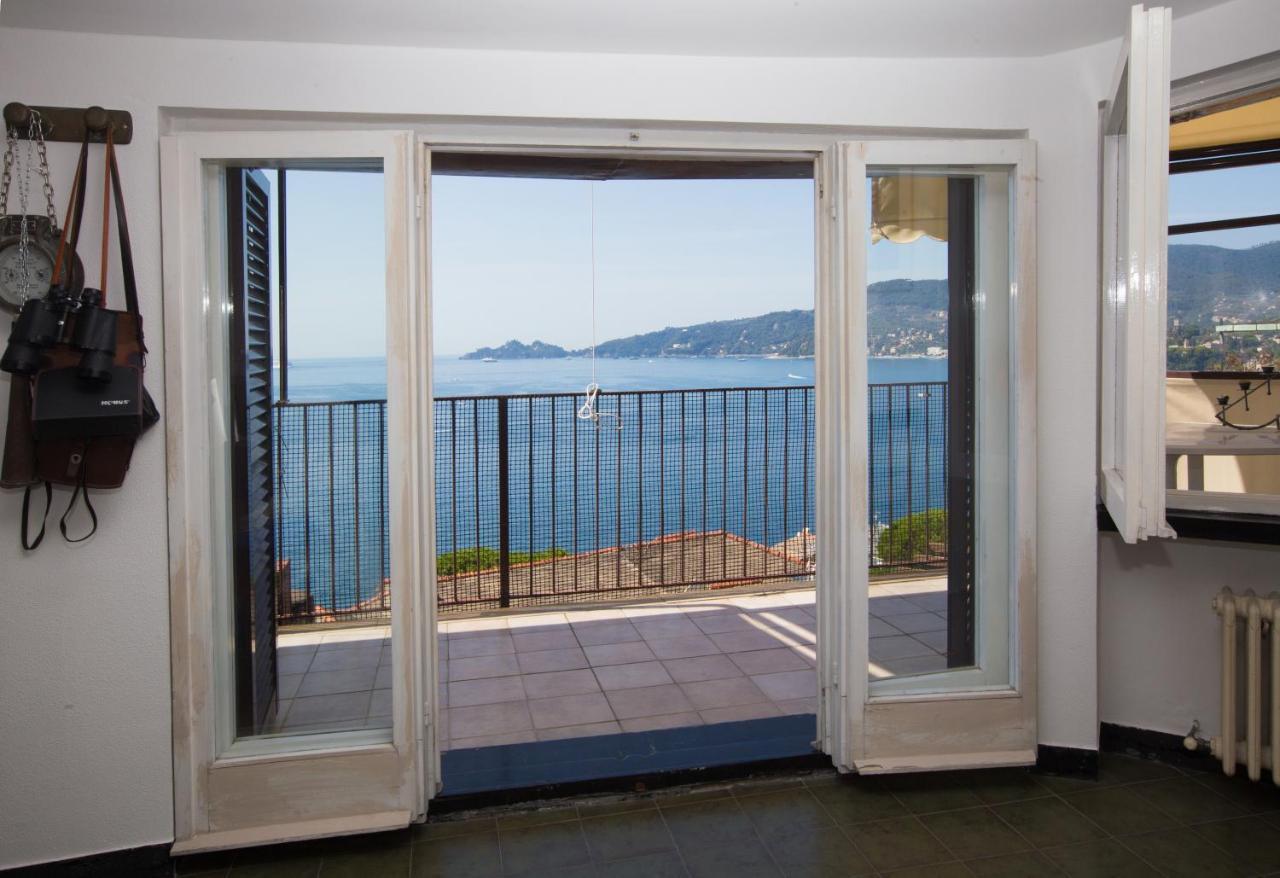 Nautilus Vista Mare Mozzafiato A 180 Gradi- Posto Auto Privato - 2 Camere Matrimoniali Piu 1 Divano Letto Singolo-Sky,Netflix-Wifi 200Mg Rapallo Exteriör bild
