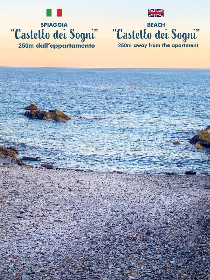 Nautilus Vista Mare Mozzafiato A 180 Gradi- Posto Auto Privato - 2 Camere Matrimoniali Piu 1 Divano Letto Singolo-Sky,Netflix-Wifi 200Mg Rapallo Exteriör bild