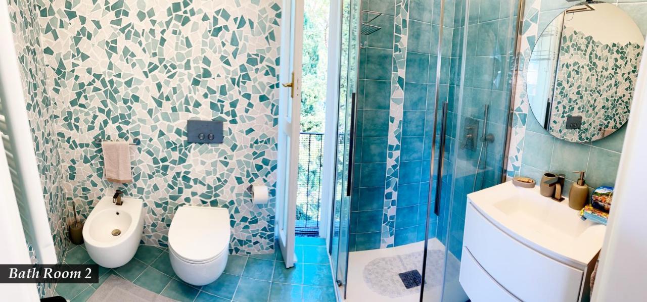 Nautilus Vista Mare Mozzafiato A 180 Gradi- Posto Auto Privato - 2 Camere Matrimoniali Piu 1 Divano Letto Singolo-Sky,Netflix-Wifi 200Mg Rapallo Exteriör bild