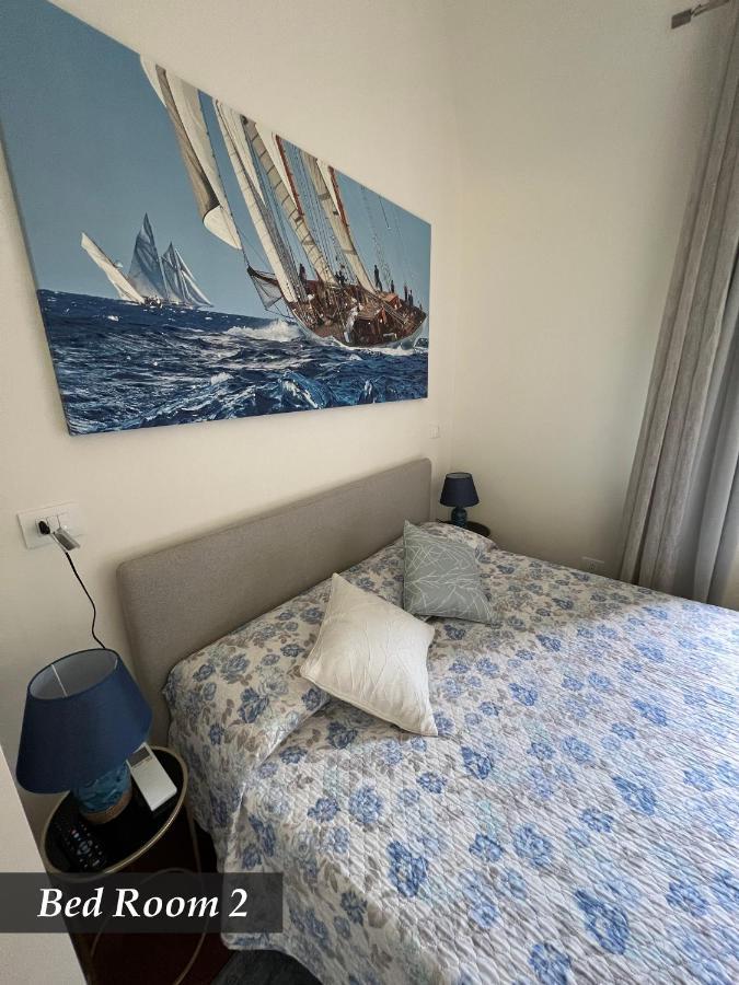 Nautilus Vista Mare Mozzafiato A 180 Gradi- Posto Auto Privato - 2 Camere Matrimoniali Piu 1 Divano Letto Singolo-Sky,Netflix-Wifi 200Mg Rapallo Exteriör bild