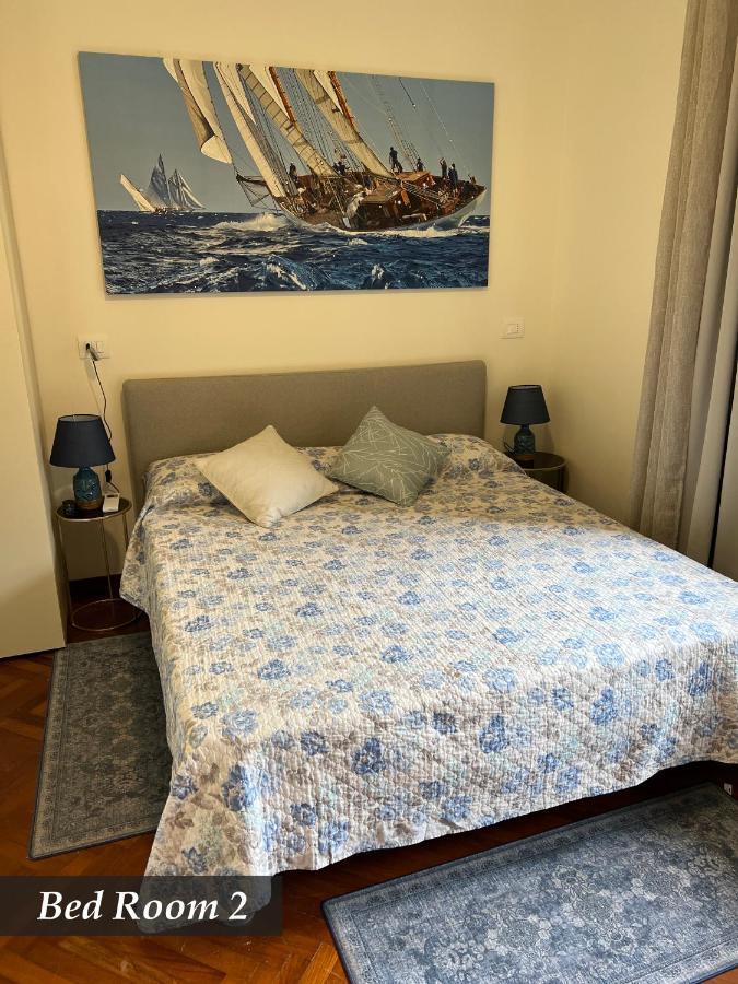 Nautilus Vista Mare Mozzafiato A 180 Gradi- Posto Auto Privato - 2 Camere Matrimoniali Piu 1 Divano Letto Singolo-Sky,Netflix-Wifi 200Mg Rapallo Exteriör bild