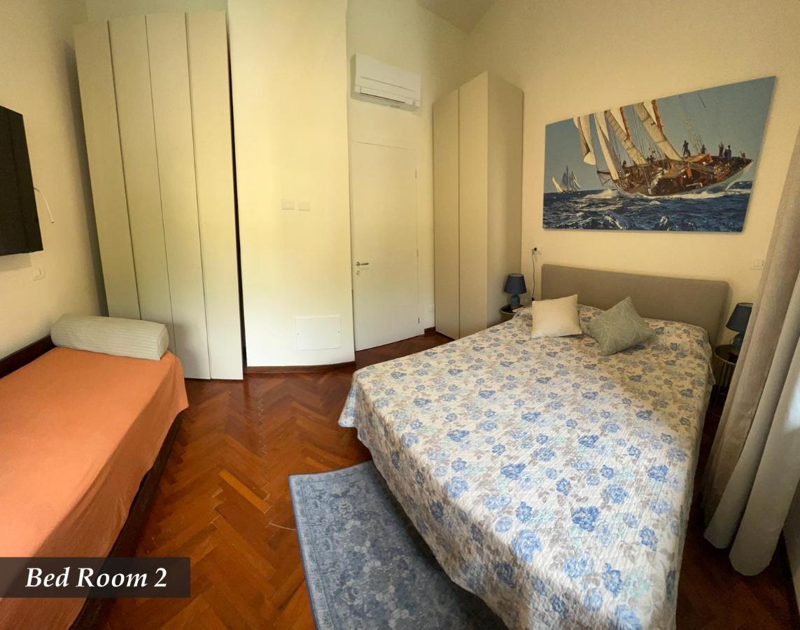Nautilus Vista Mare Mozzafiato A 180 Gradi- Posto Auto Privato - 2 Camere Matrimoniali Piu 1 Divano Letto Singolo-Sky,Netflix-Wifi 200Mg Rapallo Exteriör bild